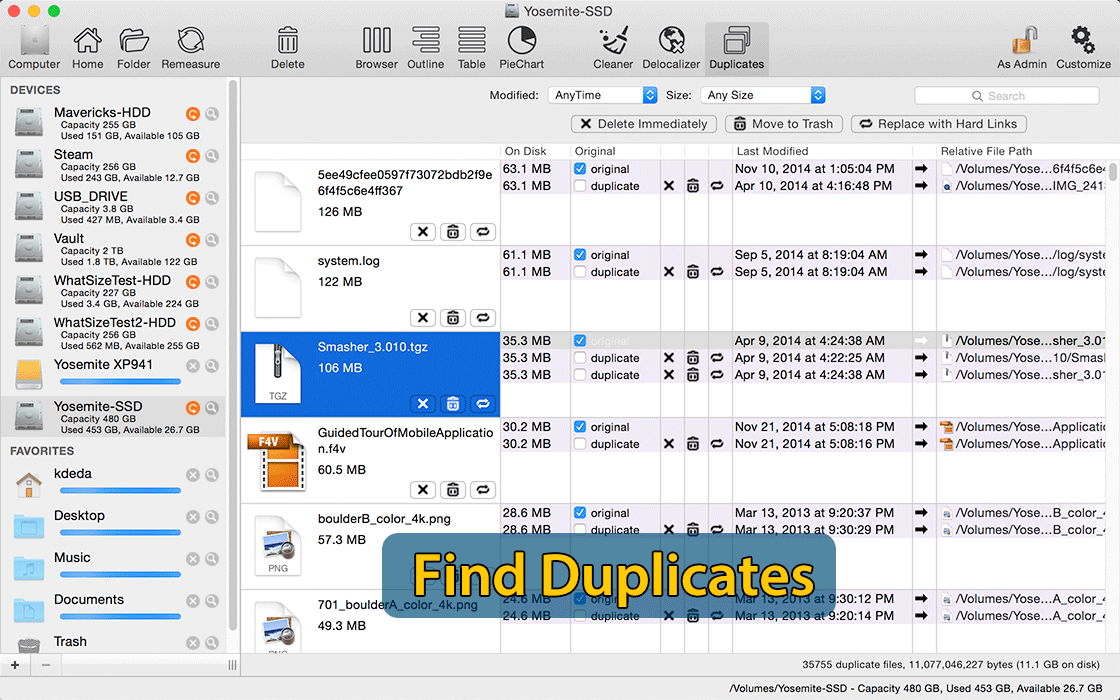 Find Duplicates To Clean and Speed Up A Mac